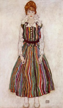 Portrait of Edith Schiele, the artist's wife