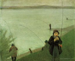 Anglers on the Rhine