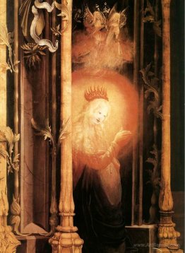 The Virgin Illuminated (detail from the Concert of Angels from t