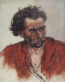 Cossack with red shirt