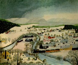 Hoosick Falls, New York, in Winter