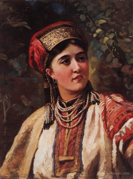 Woman in a national costume