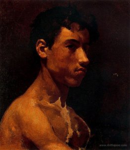 Bust of young man