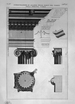 The Roman antiquities, t. 4, Plate LII. Vista in large parts of