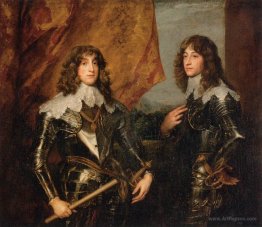 Portrait of the Princes Palatine Charles Louis I and his Brother