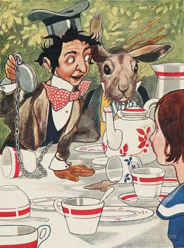 What day of the month is it - he said turning to Alice