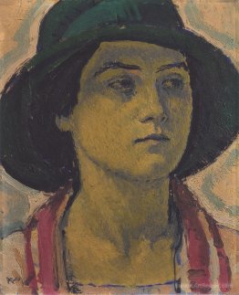 Young woman with hat