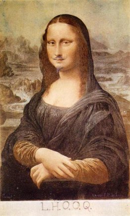 L.H.O.O.Q, Mona Lisa with moustache