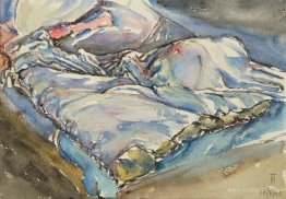 Watercolor art of my hospital bed, nr. 23