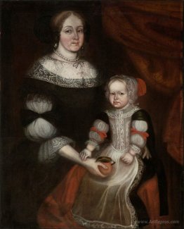 Mrs. Richard Patteshall (Martha Woody) and child