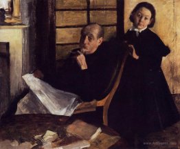 Henri De Gas and His Neice, Lucie Degas