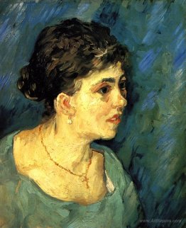 Portrait of Woman in Blue