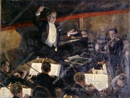 Conductor Nikolai Semenovich Golovanov and Orchestra