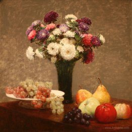 Asters and Fruit on a Table