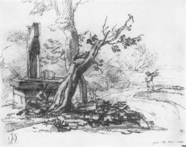 Landscape with a well