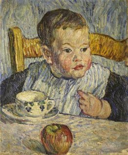 Paris. The boy with the apple. (Portrait of Mikhail Petrovich Ko