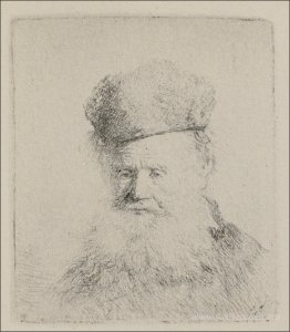 A Man with a Large Beard and a Low Fur Cap