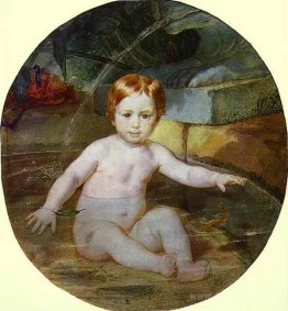 Child in a Swimming Pool (Portrait of Prince A. G. Gagarin in Ch