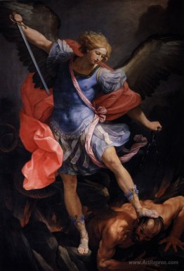 The Archangel Michael defeating Satan