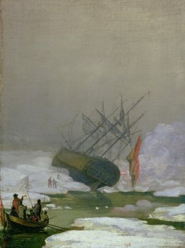 Ship in the Arctic Ocean