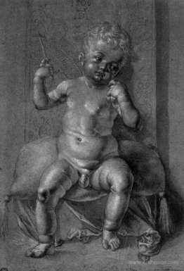 Seated Nude Child