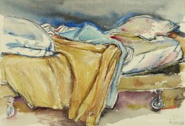 Watercolor art of my hospital bed, nr. 14