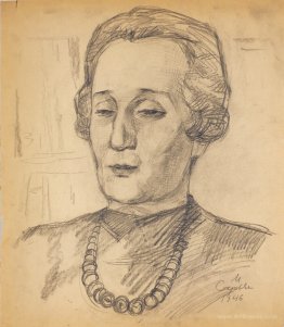 Portrait of Anna Akhmatova