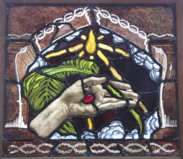 The Hand of Christ. The Palm of Peace