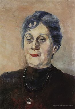 Portrait of poet Anna Akhmatova