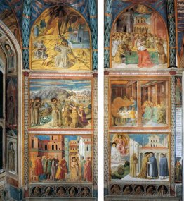 Scenes from the Life of St. Francis (south wall)