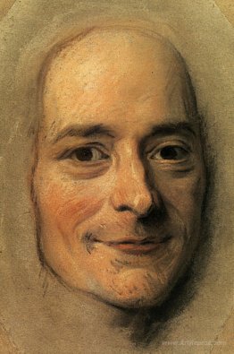 Preparation to the portrait of Voltaire