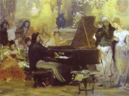 Chopin Performing in the Guest-Hall of Anton Radziville in Berli