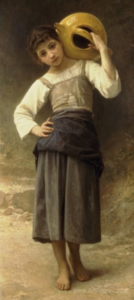 The Water Girl (Young Girl Going to the Spring)