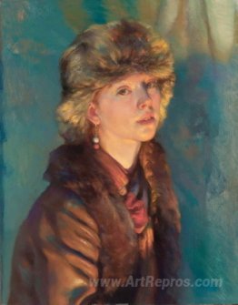 Girl with a Fur Hat