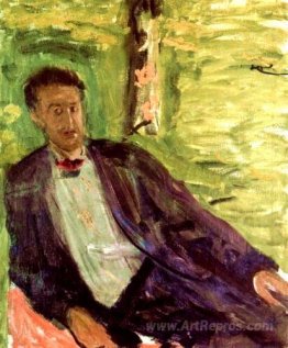 Portrait of a gentleman (green background)