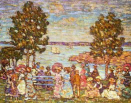 The Holiday (also known as Figures by the Sea or Promenade by th