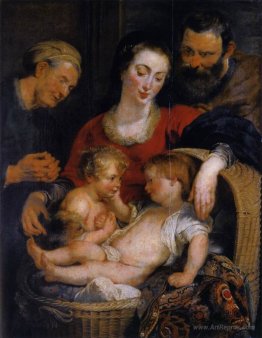 The Holy Family with St. Elizabeth