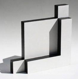 White and Black Sculpture