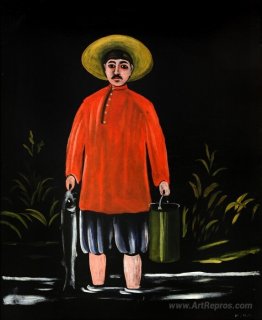 Fisherman in a Red Shirt