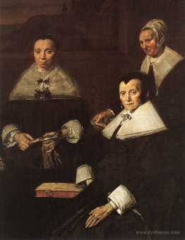 The Regentesses of the Old Men's Almhouse, Haarlem (detail)