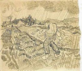 Enclosed Field with a Sower in the Rain