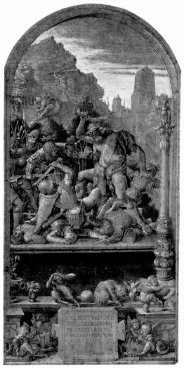 Design for the Fugger Chapel in Augsburg Samson fighting the Phi