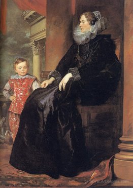 Genoese Noblewoman with her Son