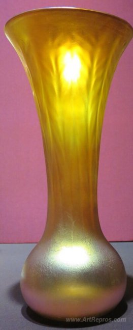 Long-necked glass vase