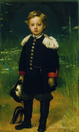 Portrait of Sergei Kramskoy, son of the artist