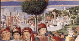 St. Augustine Departing for Milan (detail)