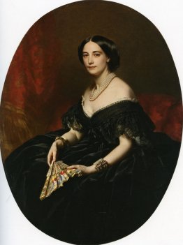 Portrait of a lady with a fan