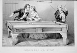 Billiards. A Kiss