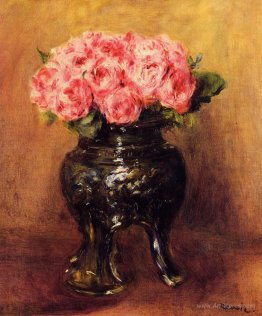 Roses in a China Vase