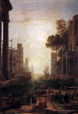 Embarkation of St. Paula Romana at Ostia